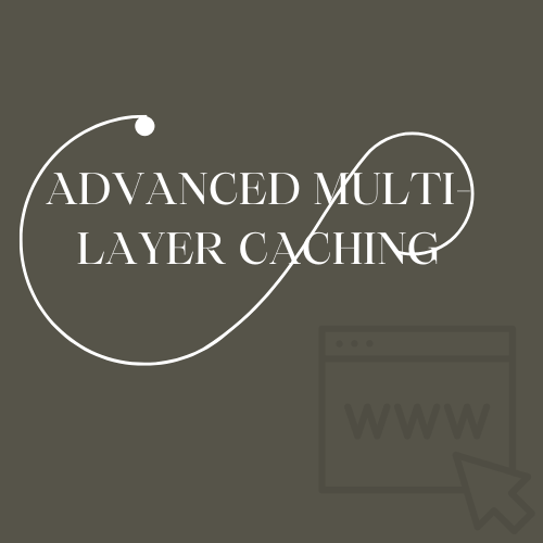 Diagram of advanced multi-layer caching architecture for websites in 2025